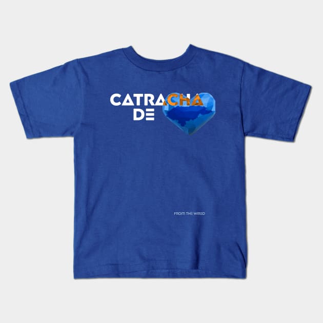 catracha de corazón Kids T-Shirt by allanvindel